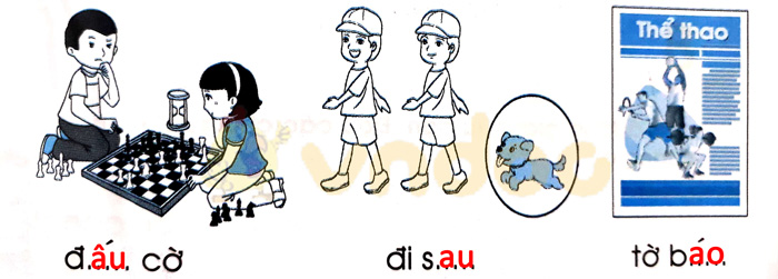 Giải Vở bài tập Tiếng Việt lớp 1 trang 22, 23, 24, 25 Chủ đề 7: Thể thao