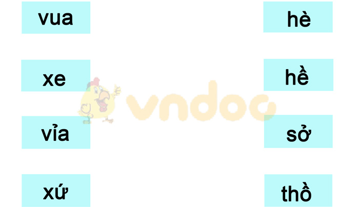 Phiếu bài tập cuối tuần Tiếng Việt 1 nâng cao - Tuần 6 - Phiếu 2