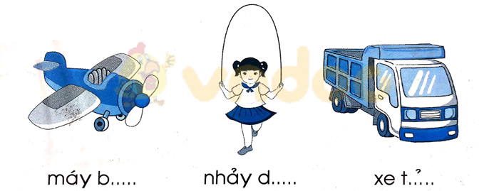 Giải Vở bài tập Tiếng Việt lớp 1 trang 26, 27, 28, 29 Chủ đề 8: Đồ chơi - Trò chơi