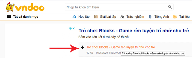 Cách chơi game block