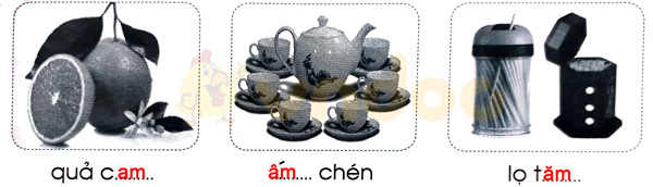 Giải Vở bài tập Tiếng Việt lớp 1 trang 33 Bài 34: am ăm âm