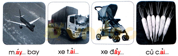 Giải Vở bài tập Tiếng Việt lớp 1 trang 36 Bài 38: ai ay ây