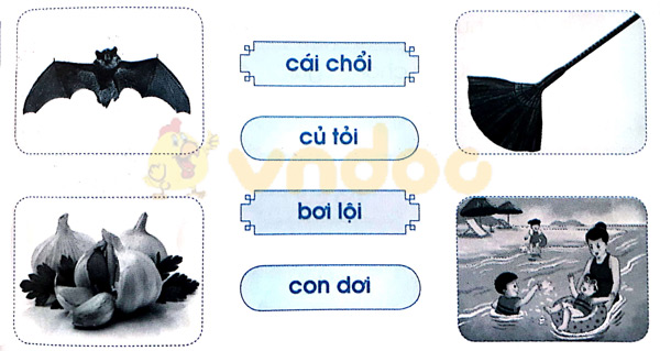 Giải Vở bài tập Tiếng Việt lớp 1 trang 37 Bài 39: oi ôi ơi