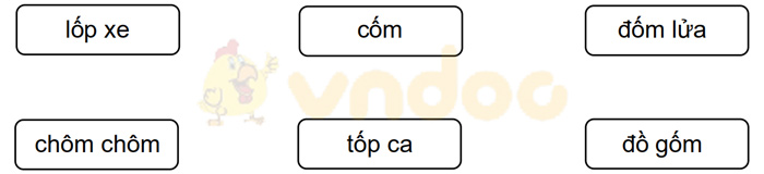 Giải Vở bài tập Tiếng Việt lớp 1 trang 35, 36 Bài 48: ôm, ôp