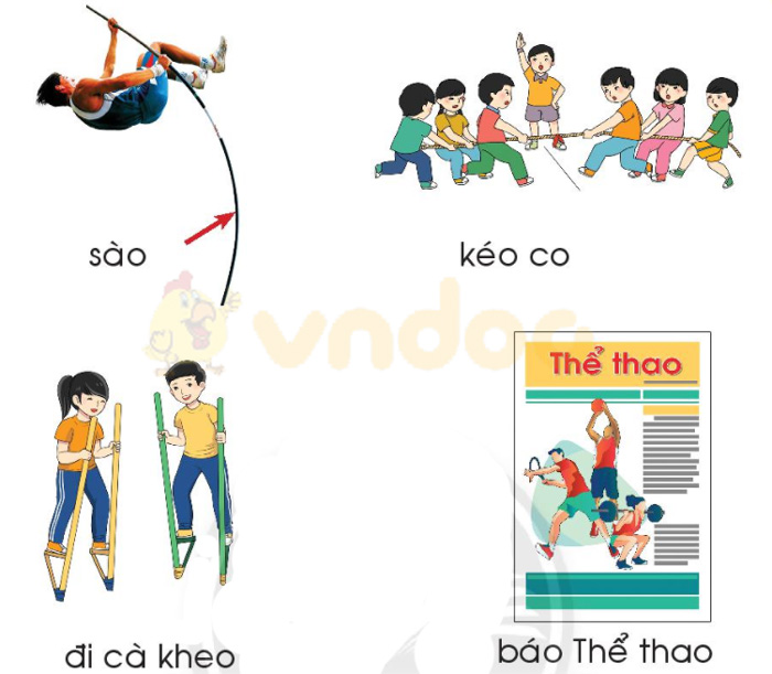 Giải bài tập Tiếng Việt 1 trang 70, 71 Chủ đề 7 Bài 1: ao eo
