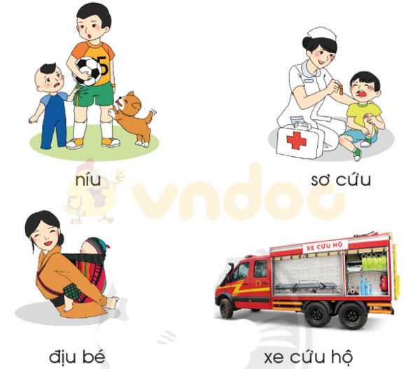Giải bài tập Tiếng Việt 1 trang 76 Chủ đề 7 Bài 4: iu ưu