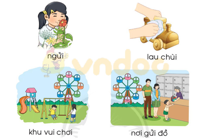 Giải bài tập Tiếng Việt 1 trang 84 Chủ đề 8 Bài 3: ui ưi