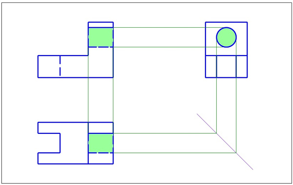 Công nghệ 11 Bài 3 Thực hành Vẽ các hình chiếu của vật thể đơn giản
