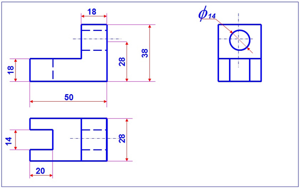 Công nghệ 11 Bài 3 Thực hành Vẽ các hình chiếu của vật thể đơn giản
