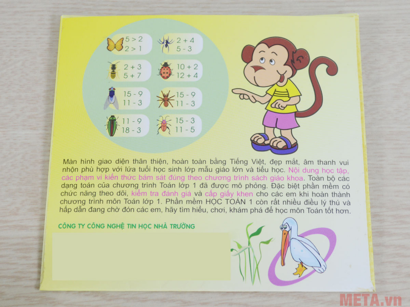 Phần mềm Dạy học Toán lớp 1