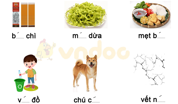 Phiếu bài tập cuối tuần Tiếng Việt lớp 1 Nâng cao - Tuần 13 - Đề 1