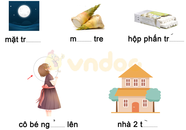 Phiếu bài tập cuối tuần Tiếng Việt lớp 1 Nâng cao - Tuần 14 - Đề 2