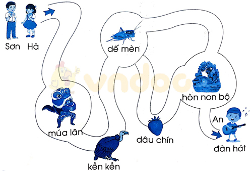 Giải Vở bài tập Tiếng Việt lớp 1 trang 37, 38, 39 Chủ đề 11: Bạn bè