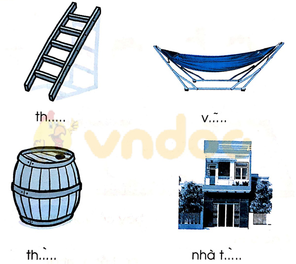 Giải Vở bài tập Tiếng Việt lớp 1 trang 40, 41, 42 Chủ đề 12: Trung thu