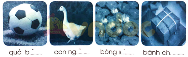 Giải Vở bài tập Tiếng Việt lớp 1 trang 54 Bài 61: ong ông ung ưng