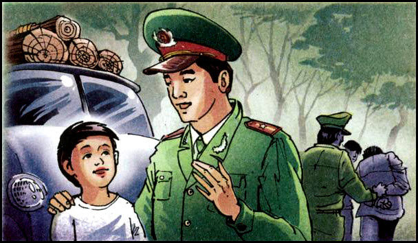 Tập đọc Người gác rừng tí hon