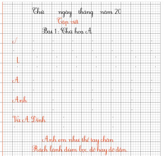 File luyện viết chữ hoa cỡ nhỏ