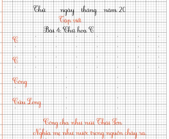 File luyện viết chữ hoa cỡ nhỏ