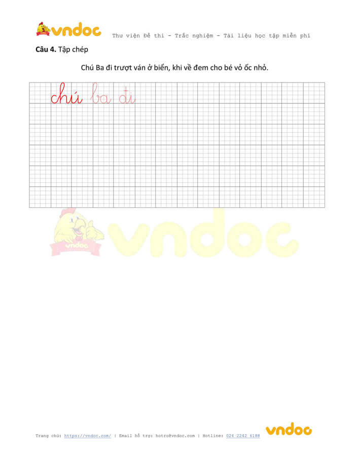 Phiếu bài tập cuối tuần Tiếng Việt lớp 1 Nâng cao - Tuần 15 - Đề 1