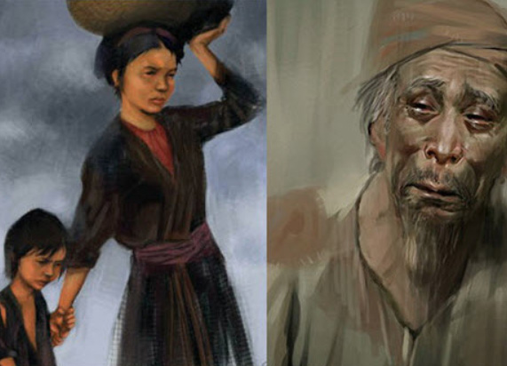 Hình ảnh người nông dân trong một số tác phẩm văn học lớp 8