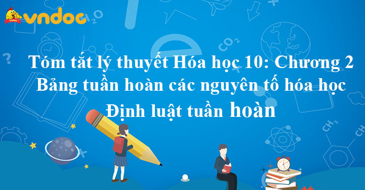 Tóm tắt lý thuyết Hóa học 10 - Chương 2: Bảng tuần hoàn các ...