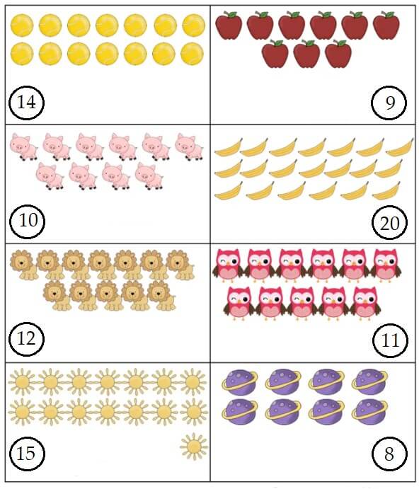 Đề thi học kì 1 lớp 1 môn Toán sách Cùng học để phát triển năm học 2020 - 2021 Đề số 4