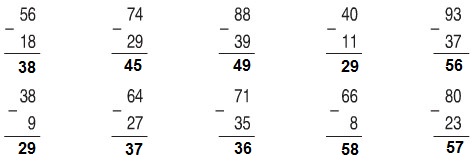 Giải bài tập Luyện tập SGK Toán 2 trang 74 Giải Toán lớp 2 trang 74 câu 2