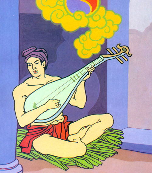 Cảm nhận về chi tiết tiếng đàn thần trong truyện Thạch Sanh