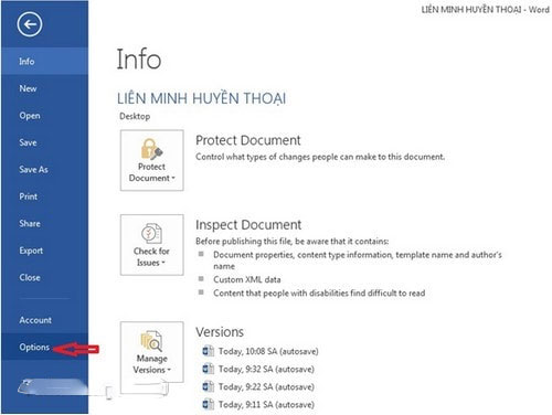 Cách xóa bỏ gạch chân trong Word