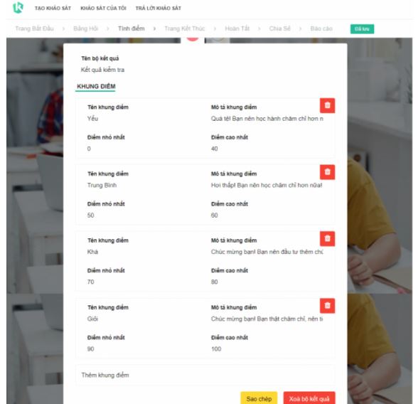Hướng dẫn tạo bài kiểm tra trắc nghiệm online