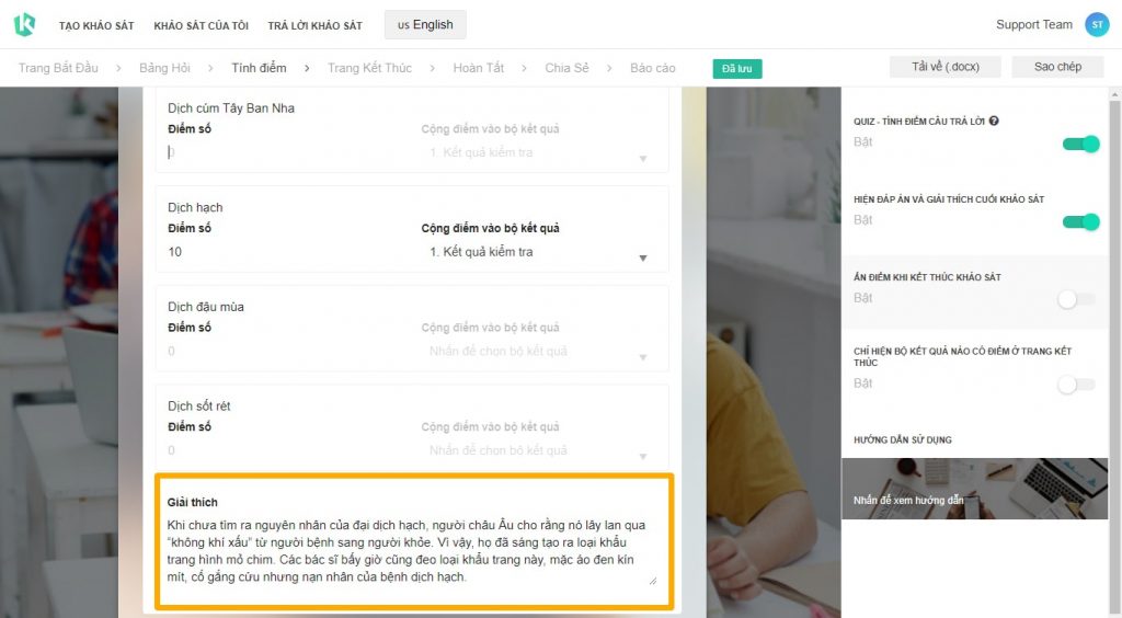 Hướng dẫn tạo bài kiểm tra trắc nghiệm online