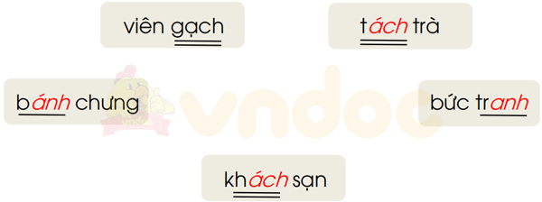 Giải vở bài tập Tiếng Việt 1 trang 3 Bài 94: anh, ach