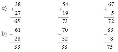 Giải bài tập trang 89, 90 SGK Toán 2