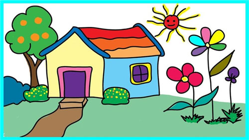 Giải bài tập Tiếng Việt 1 trang 40, 41 Bài 6: Ngôi nhà