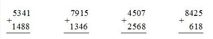 Phép cộng các số trong phạm vi 10000 Giải bài tập trang 102, 103 SGK Toán 3