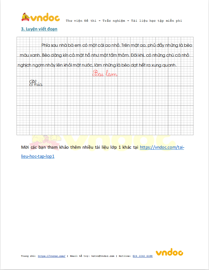 Phiếu luyện viết chữ đẹp Tuần 21 sách Cánh Diều