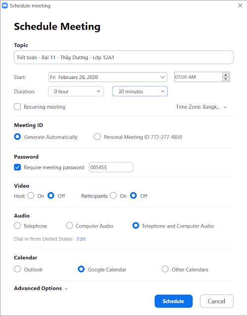 Cách tham gia phòng học Zoom