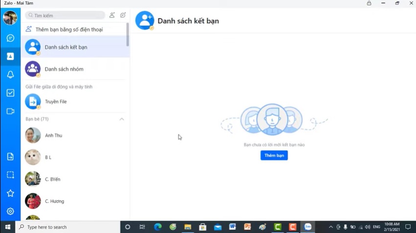 Cách giao bài từng học sinh khi dạy trực tuyến trên Zalo