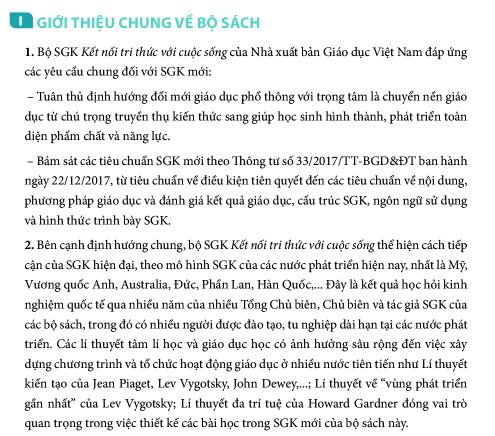 Sách giáo khoa lớp 2 mới