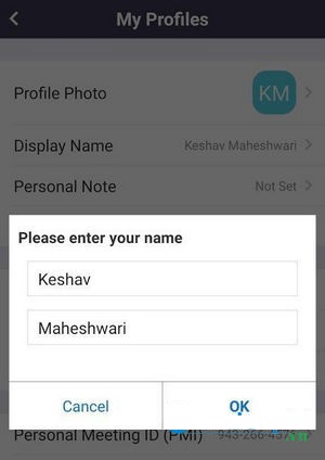 Cách đổi tên trên Zoom bằng máy tính, điện thoại