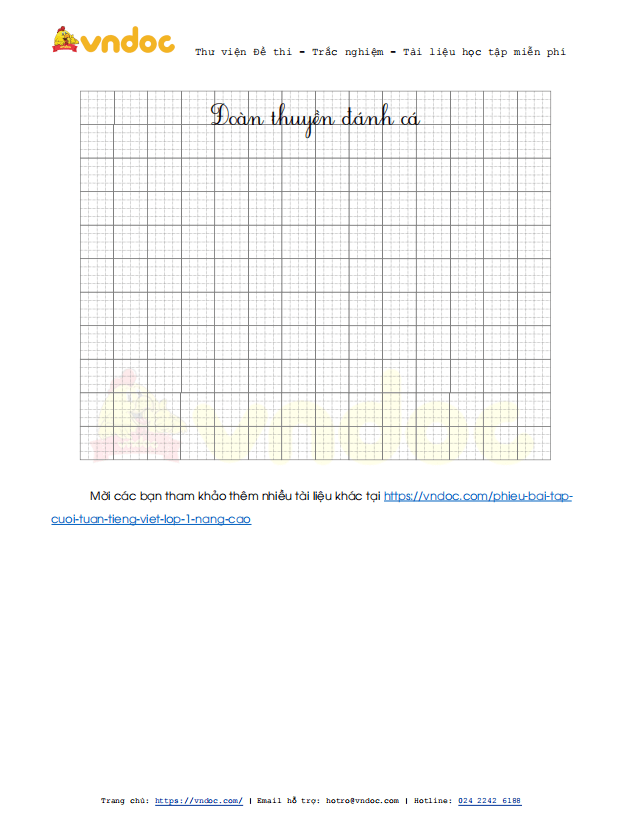 Phiếu bài tập cuối tuần Tiếng Việt lớp 1 Nâng cao - Tuần 22