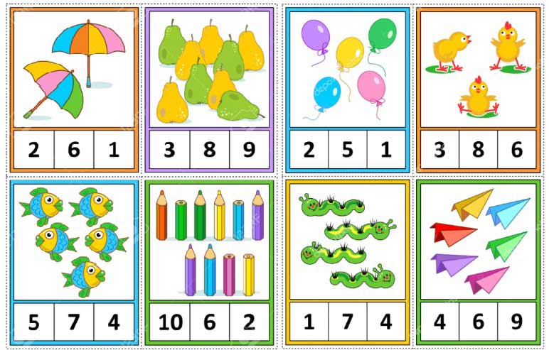 Bài tập Toán tư duy cho trẻ từ 3 đến 5 tuổi