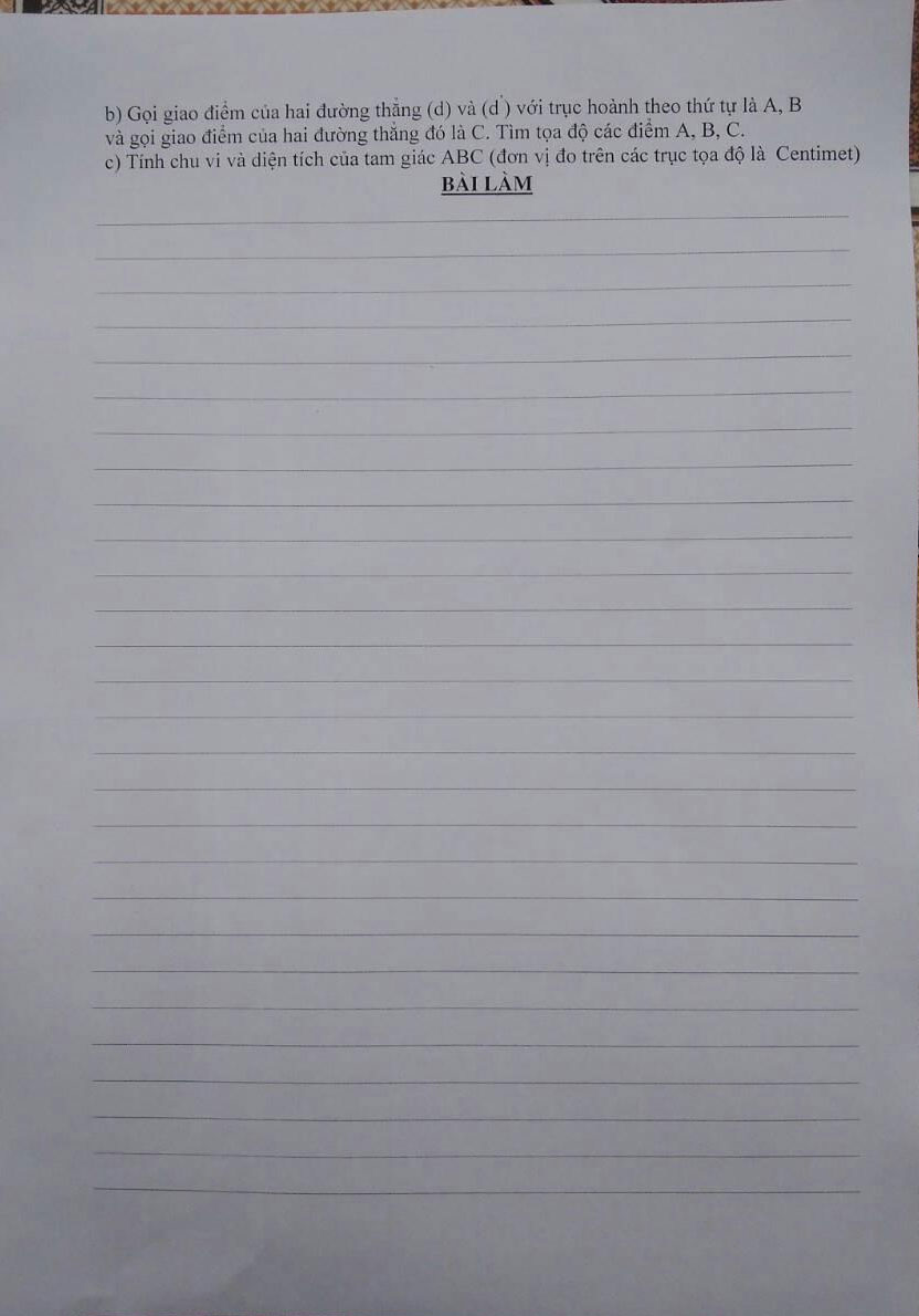 Đề kiểm tra chương 3 lớp 8 môn Toán năm 2020 - 2021