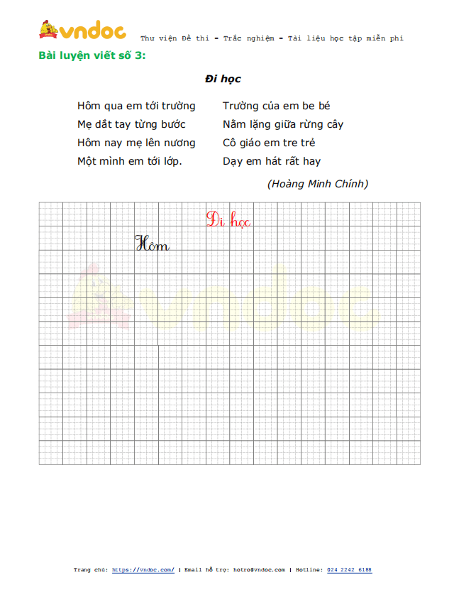Phiếu luyện viết chữ đẹp - Tuần 23 sách Kết nối tri thức
