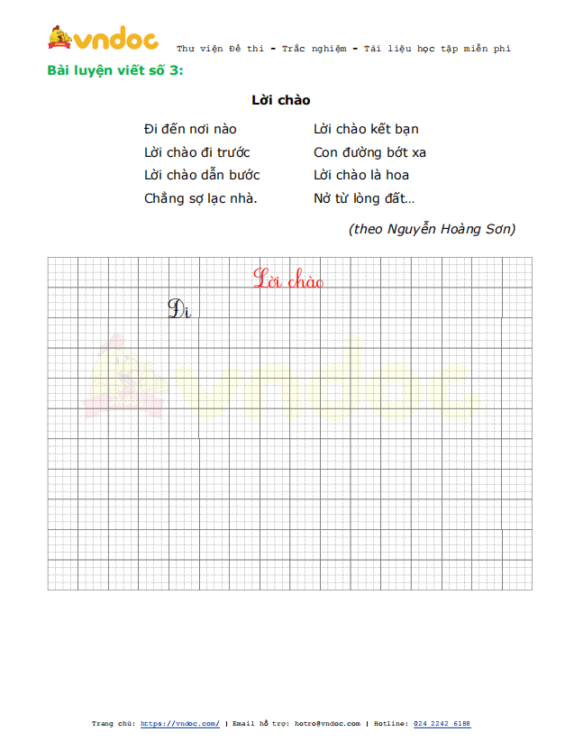 Phiếu luyện viết chữ đẹp - Tuần 25 sách Kết nối tri thức