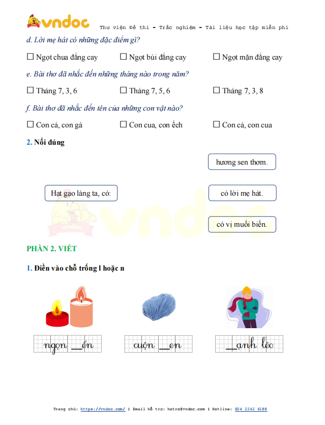 Phiếu bài tập cuối tuần Tiếng Việt 1 nâng cao - Tuần 27 - sách Kết nối