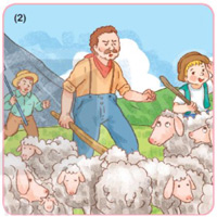 Giải bài tập Tiếng Việt 1 trang 94, 95, 96, 97 Bài 4: Chú bé chăn cừu