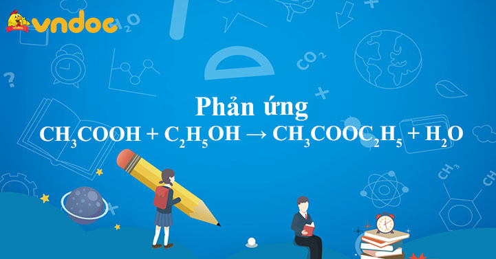 CH3COOH + C2H5OH → CH3COOC2H5 + H2O - VnDoc.com