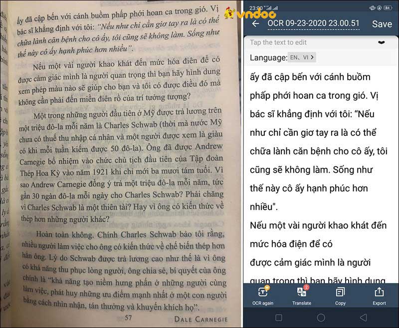 Chuyển hình ảnh thành văn bản bằng ứng dụng CamScanner Chuyển hình ảnh thành văn bản bằng ứng dụng CamScanner