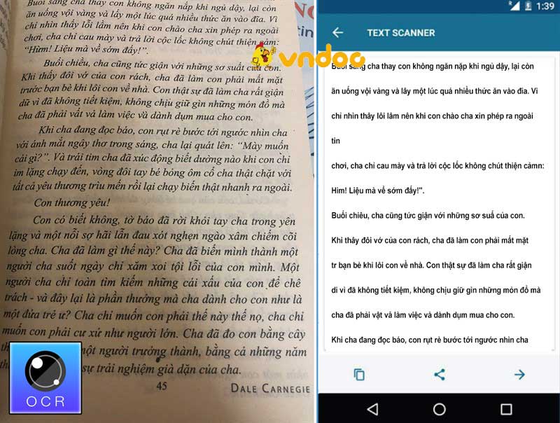 Chuyển hình ảnh thành văn bản với ứng dụng OCR Text Scanner